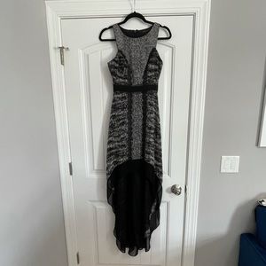 BCBG high-low snake print dress size 0